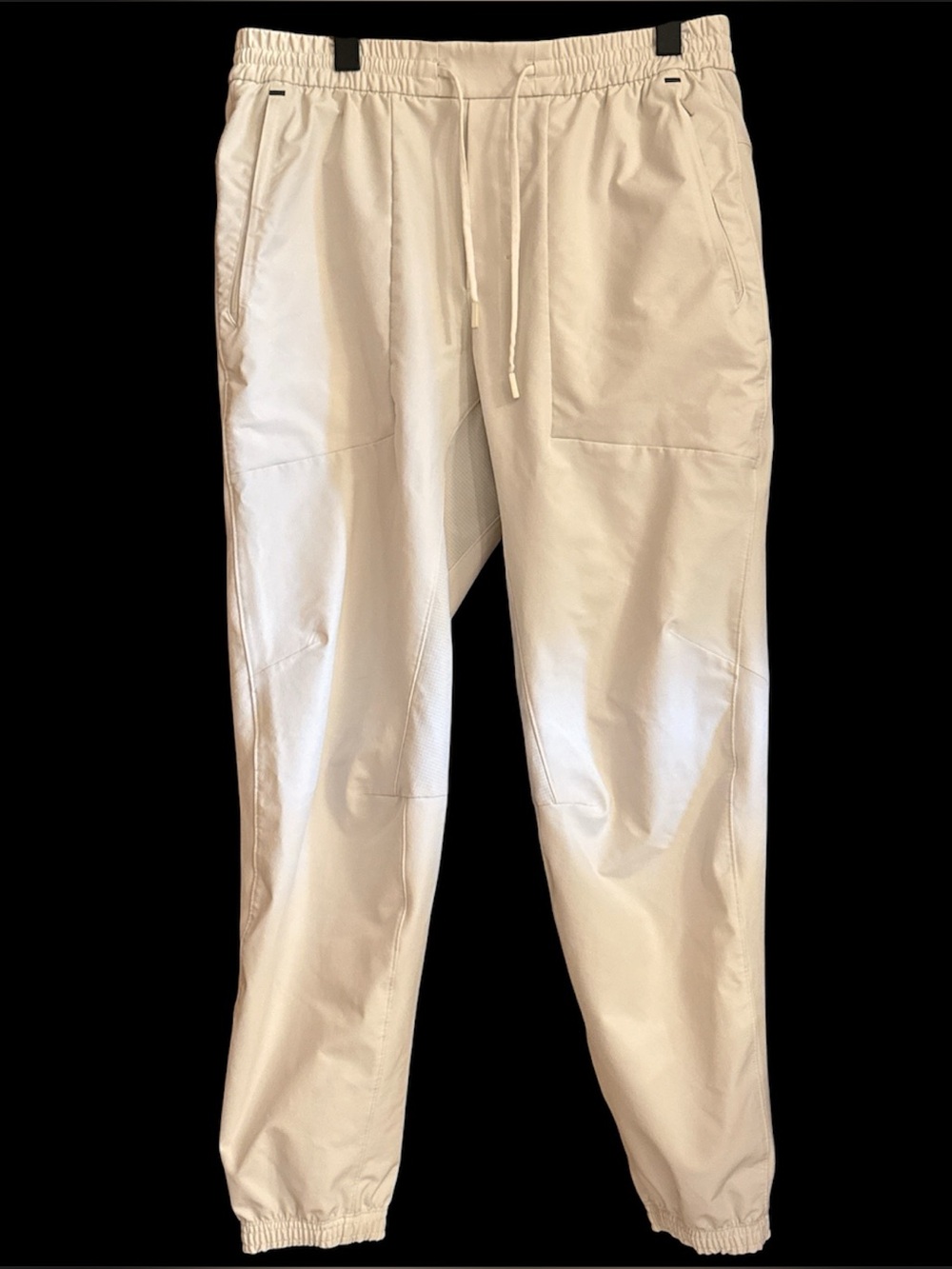 Lululemon Athletica Men's Slim White Opal Lightweight Ventlight Mesh ABC Joggers